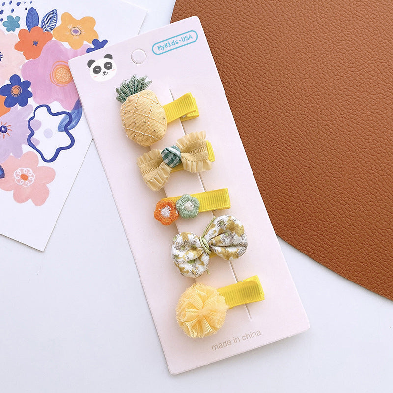 Versatile Hair Accessory For Babies: Colorful Small Butterfly Bow Hair Clip Sets-18