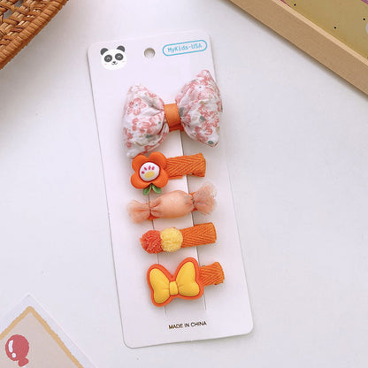 Versatile Hair Accessory For Babies: Colorful Small Butterfly Bow Hair Clip Sets-12