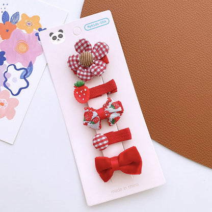 Versatile Hair Accessory For Babies: Colorful Small Butterfly Bow Hair Clip Sets-15