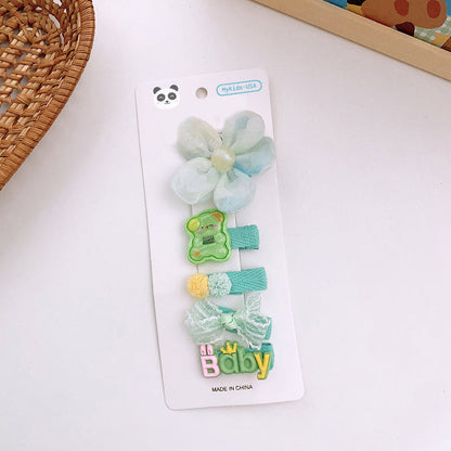 Versatile Hair Accessory For Babies: Colorful Small Butterfly Bow Hair Clip Sets-8