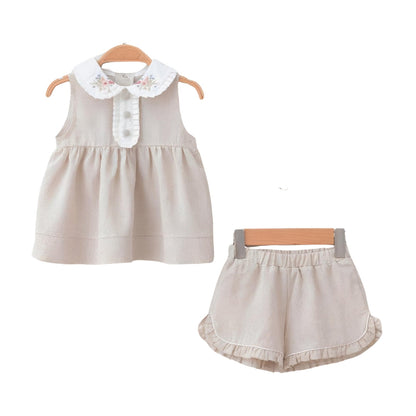 Summer Fancy Girls Dressy Set