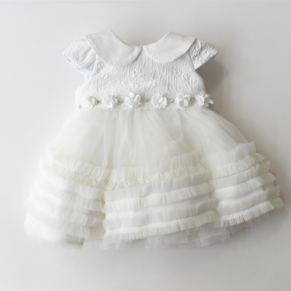 Daisy Pearls Formal Baby Dress