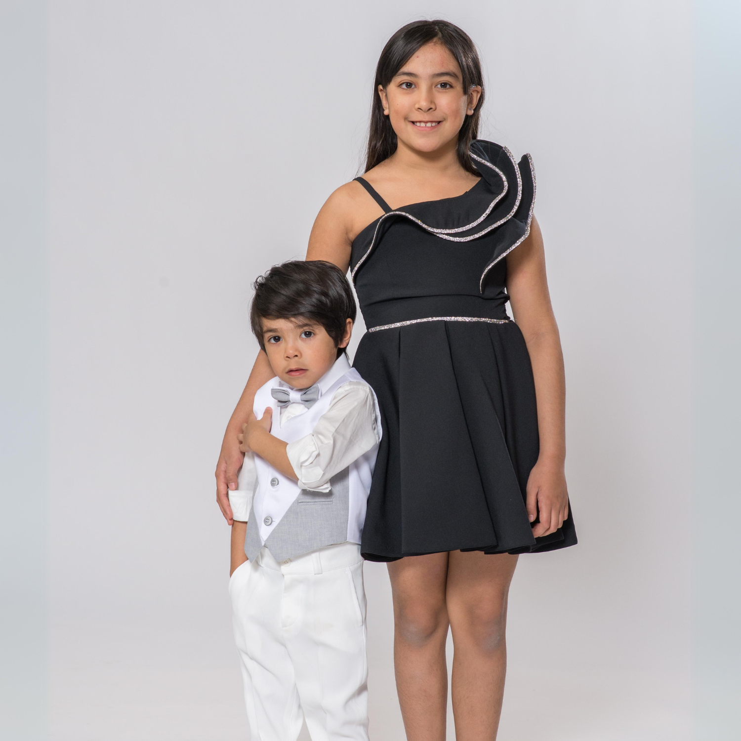 Celebrity stylish preteen girls formal dress-3