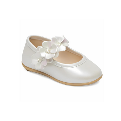 Pearl Petals Girls Formal Shoes