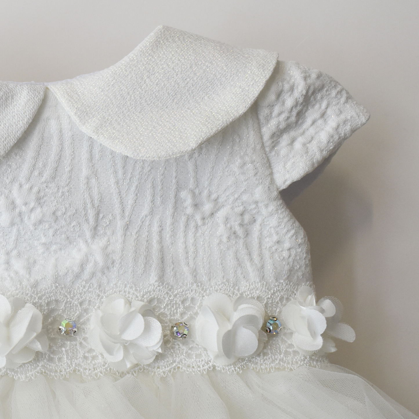 Daisy Pearls Formal Baby Dress