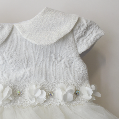 Daisy Pearls Formal Baby Dress