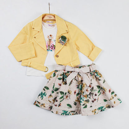 Stylish Bouquet Girls Casual Set-1