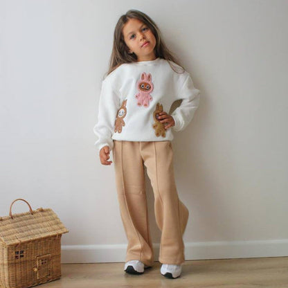 La-Bu-Bu Trio Girls Casual Set-0