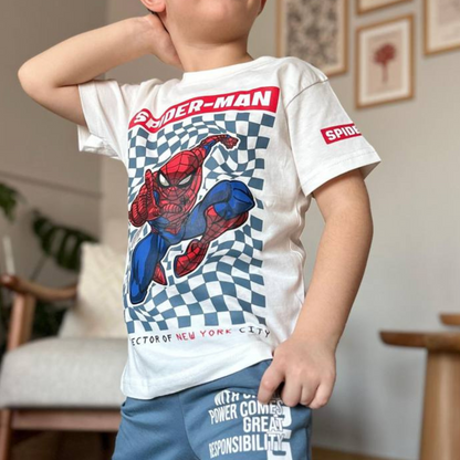 Spidy Power Cotton Joggers Set