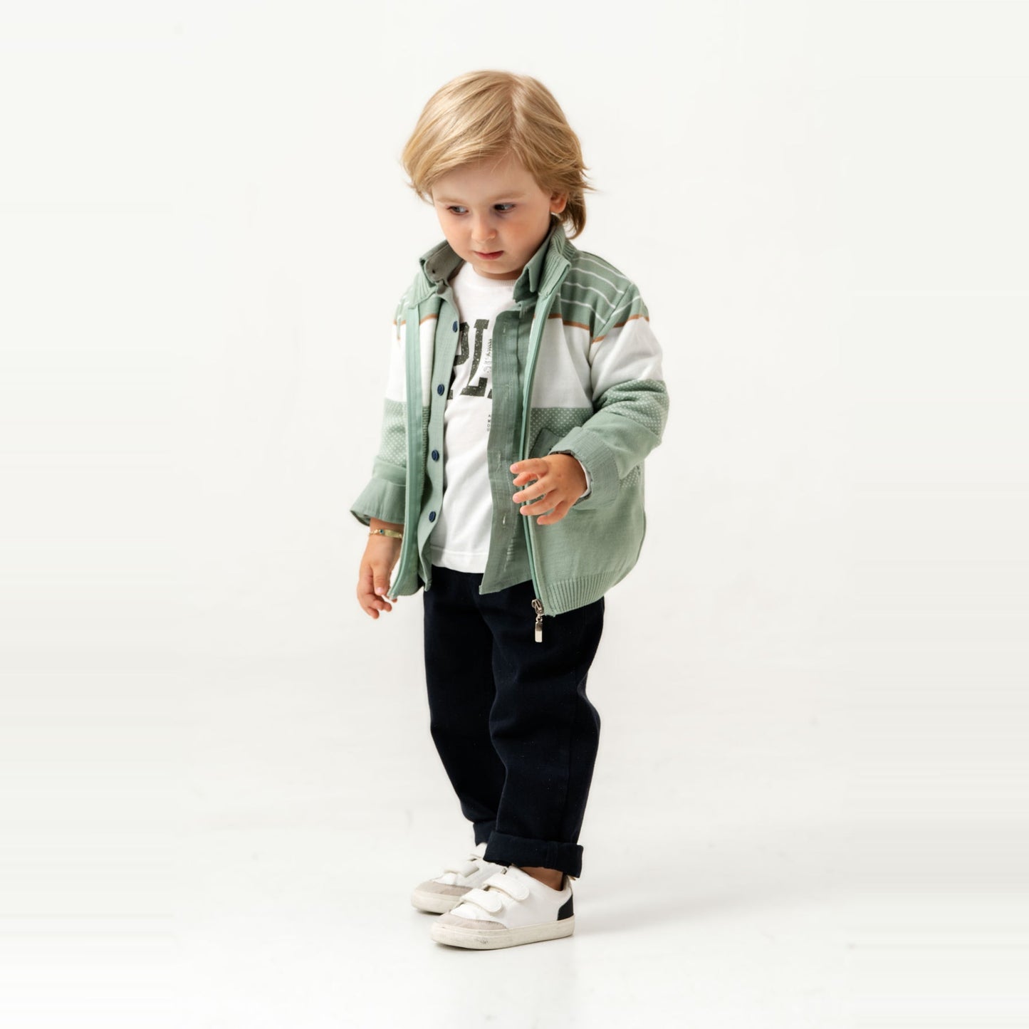 Stylish James Boys 4PC Sweater Set