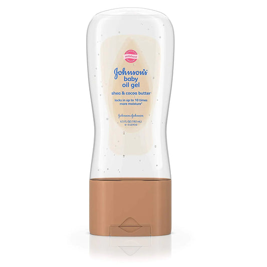 Johnson & Johnson Baby Oil Gel 6.5oz (Pack of 4)