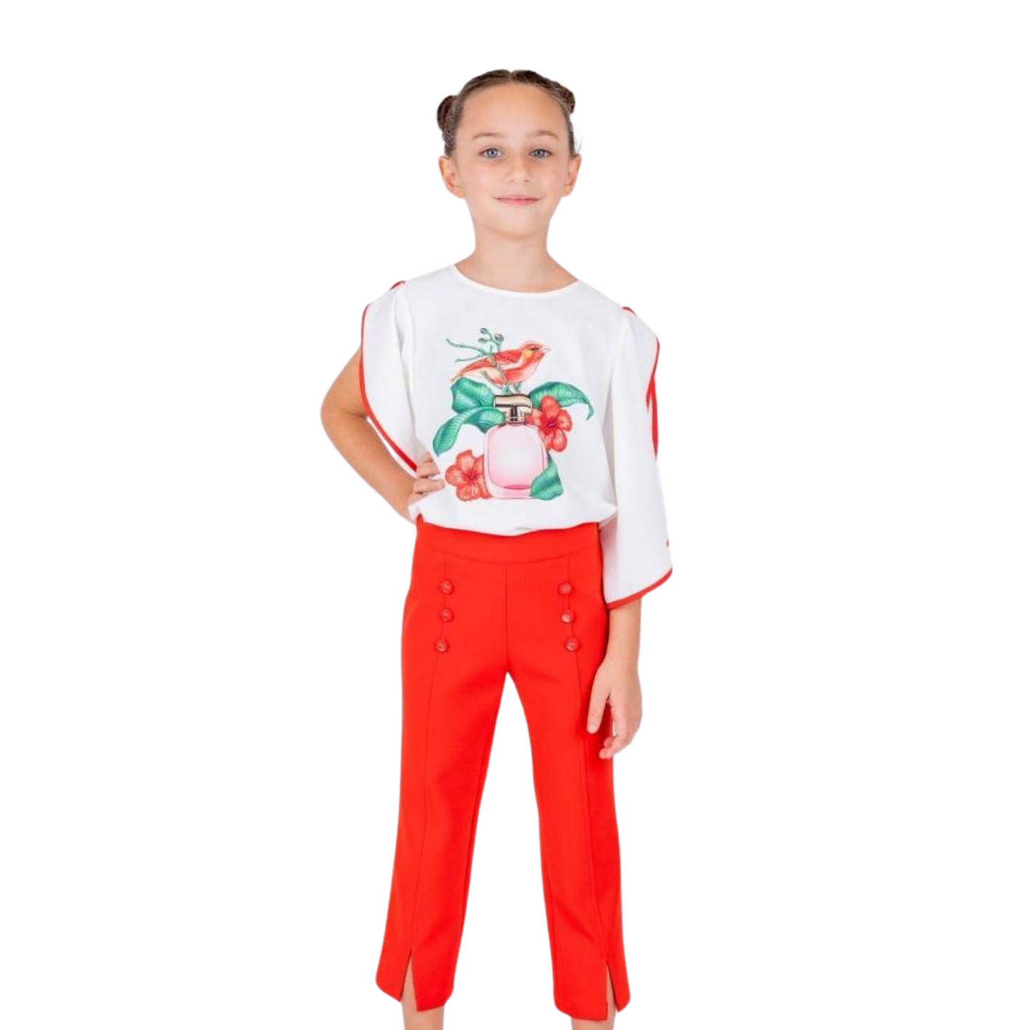 Summer Perfume Girls Casual Set