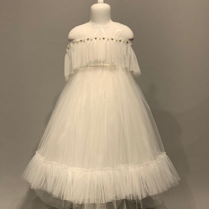 Tiana Princess Girls' White Dress