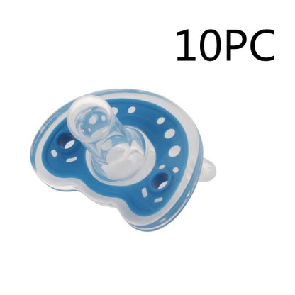 Baby Products Full Silica Gel Pacifier Two-color Liquid Silicone Sleep Comfort Baby Pacifier Baby