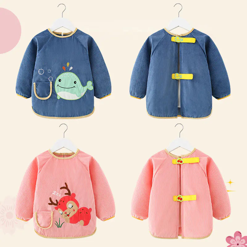 Waterproof Bib for Boys - Stylish Reversible Design