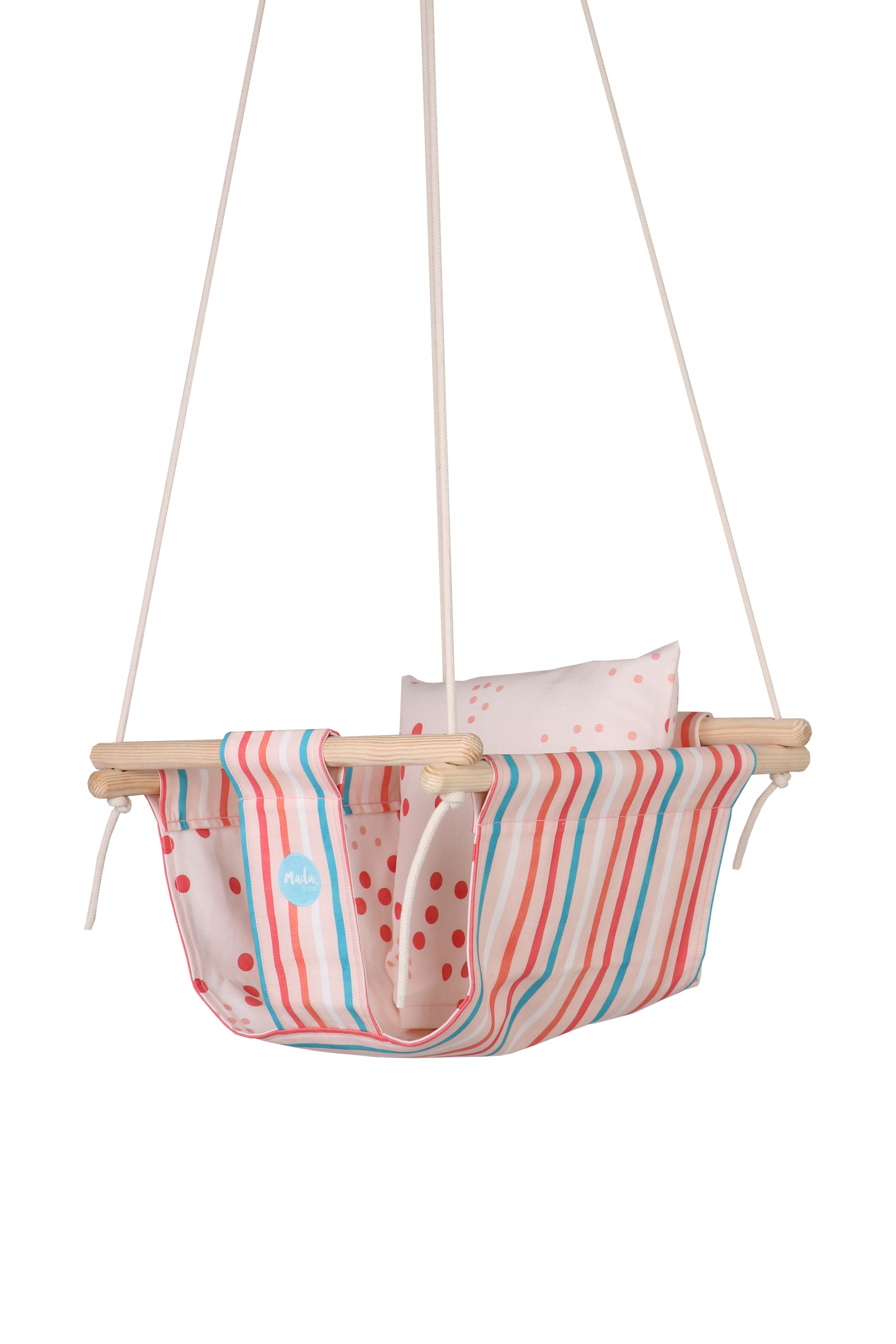 Pink Stripes BabySwing