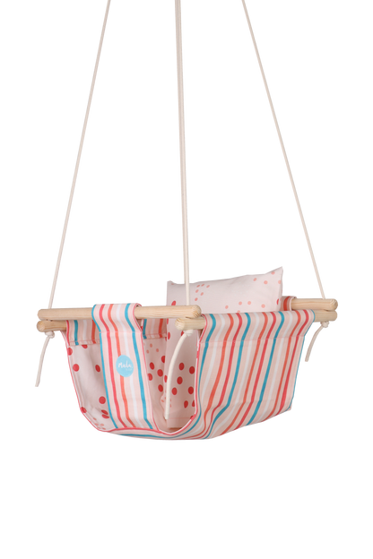 Pink Stripes BabySwing