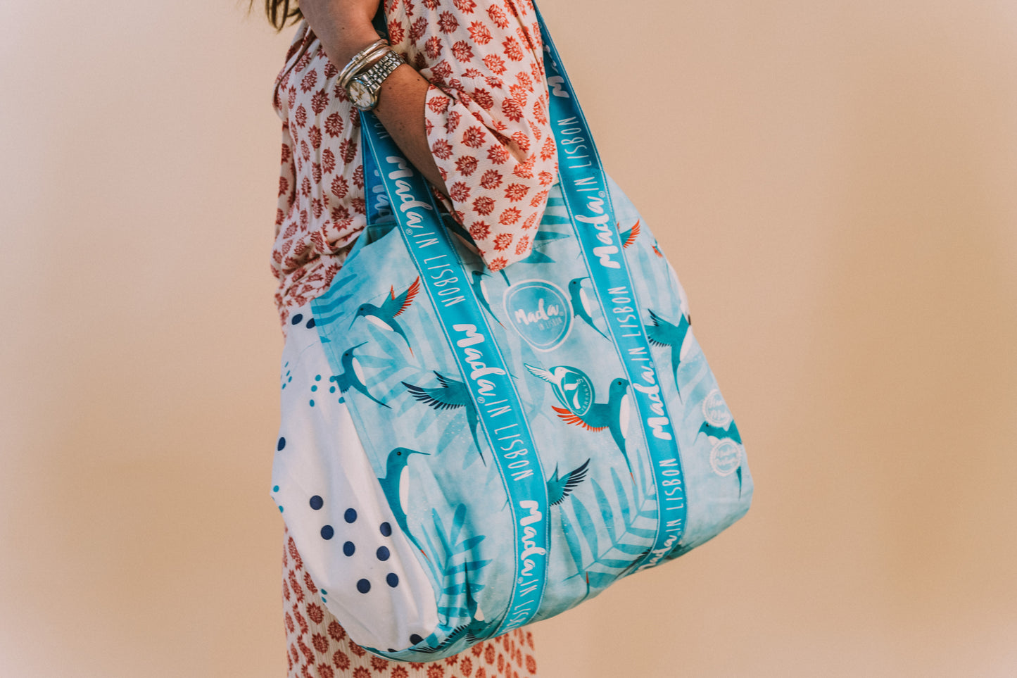 Super Bag Blue HummingBird