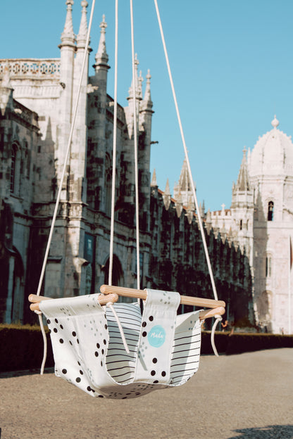 Gray and Black BabySwing