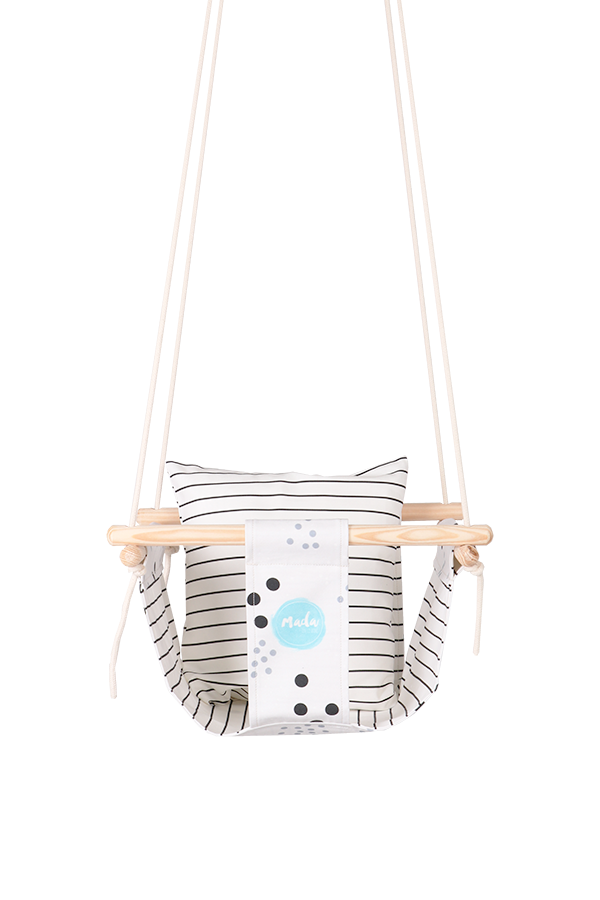 Gray and Black BabySwing