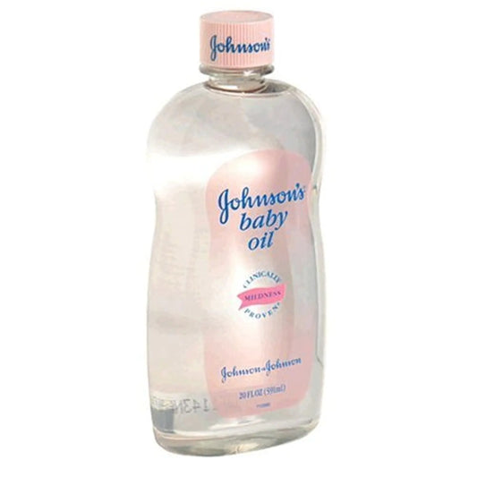 Johnsons Baby Oil 20-Ounce Bottles (Pack of 4)